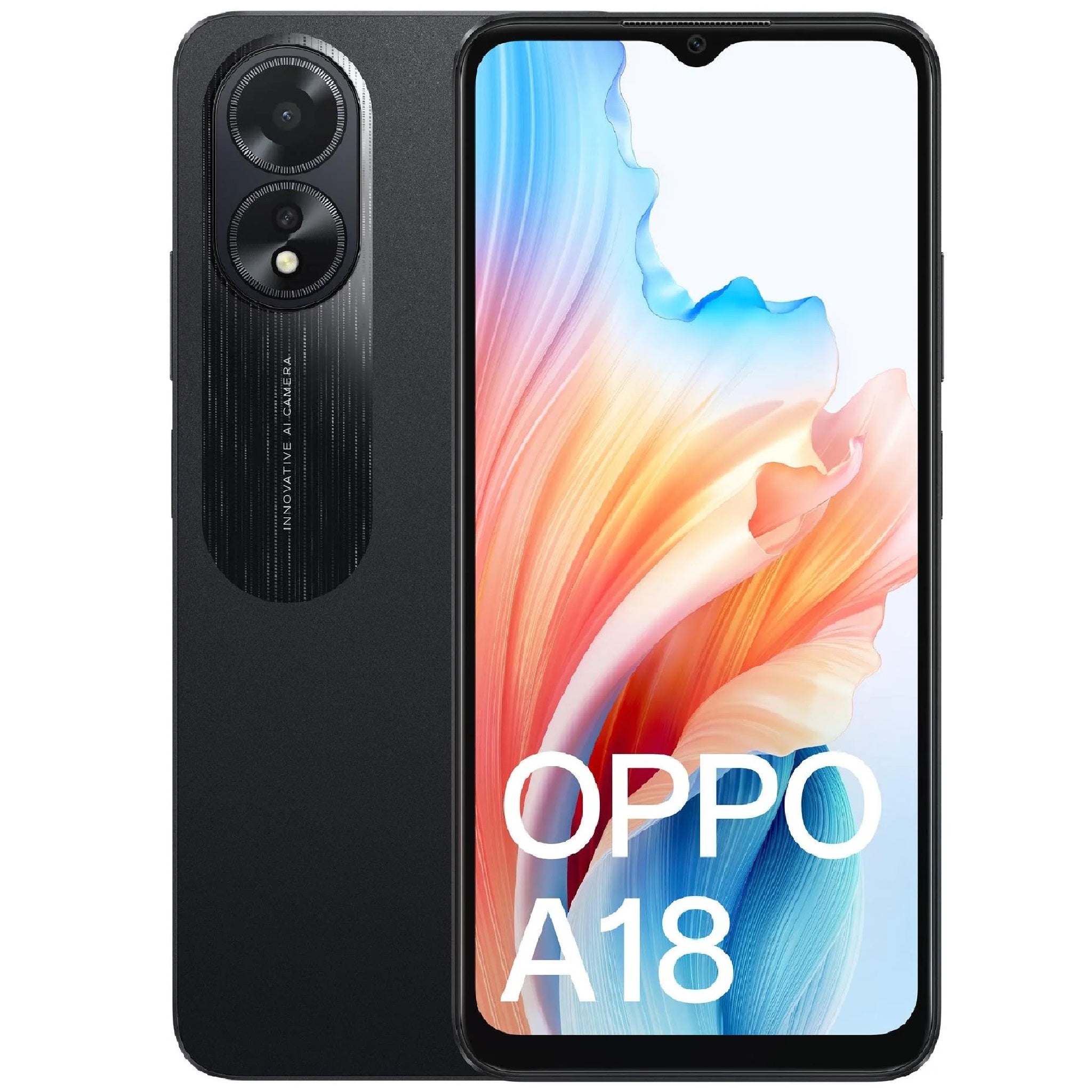 OPPO A18 4G 128GB - Black (CPH2591AU Black)