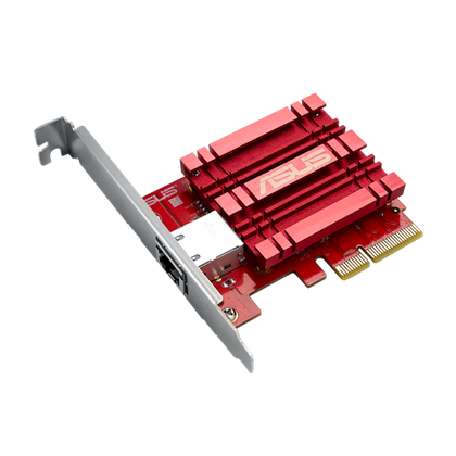 ASUS 10GBE PCIe Ethernet Adapter with RJ45 port and built-in QoS - XG-C100C