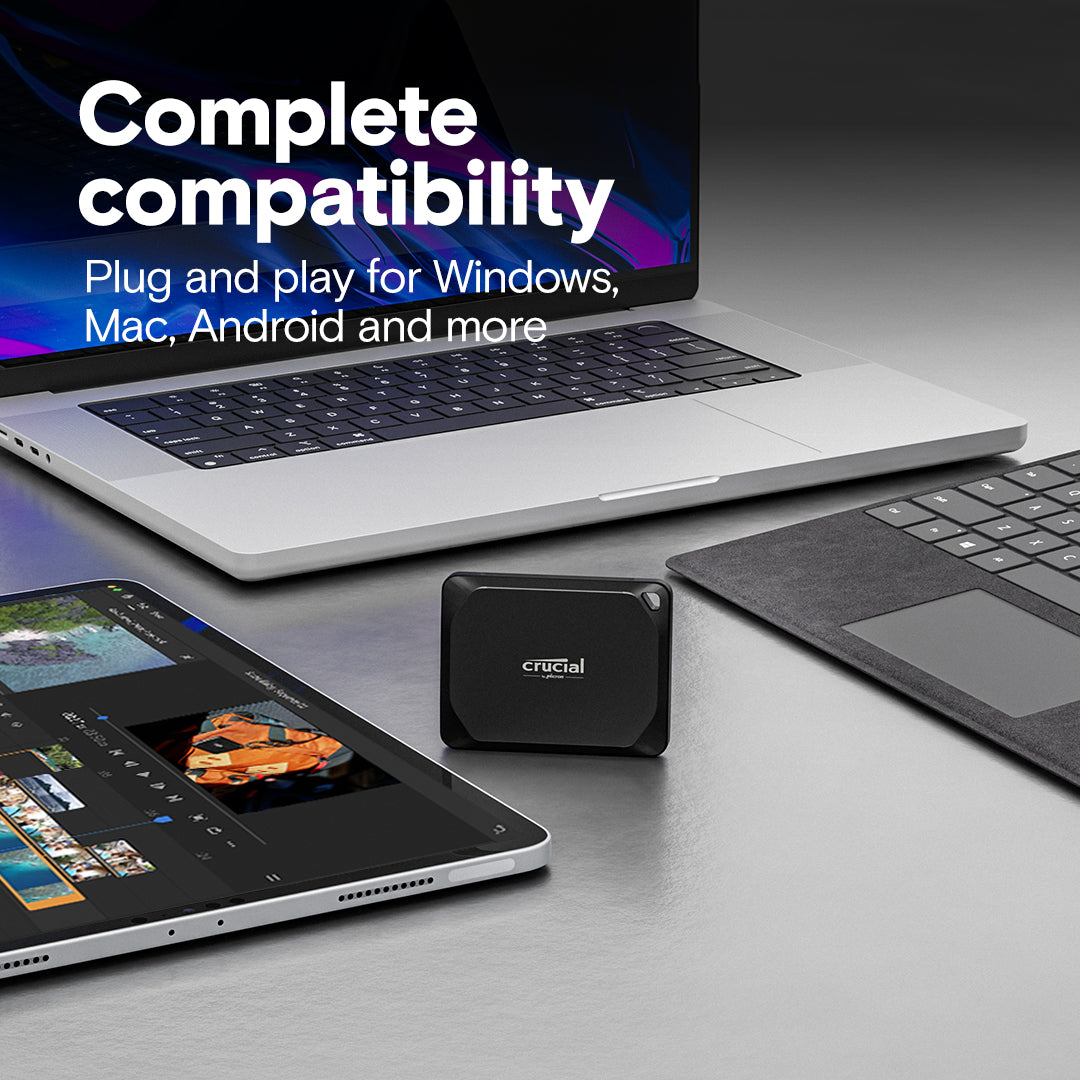 CRUCIAL X10 Pro 1TB Portable USB-C SSD