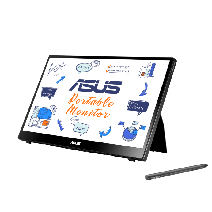 ASUS 14-Inch ZenScreen Ink MB14AHD Portable Monitor