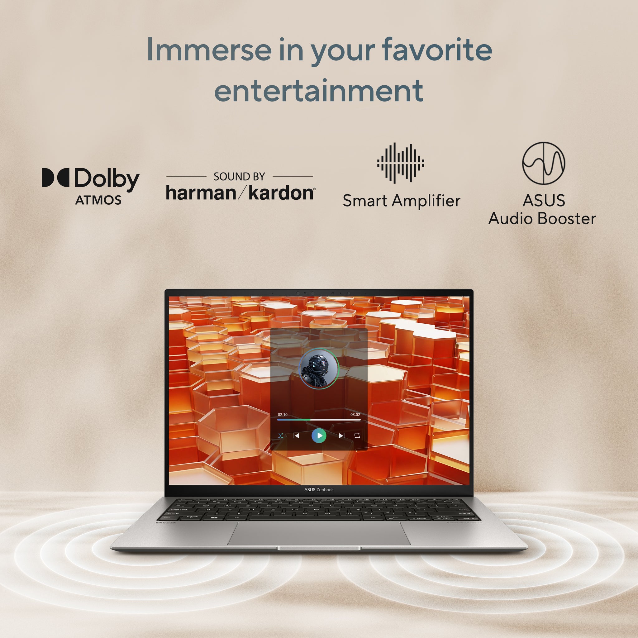 ASUS Zenbook S 13 OLED UX5304VA-NQ185X 13.3 Inch 2.8k OLED Laptop