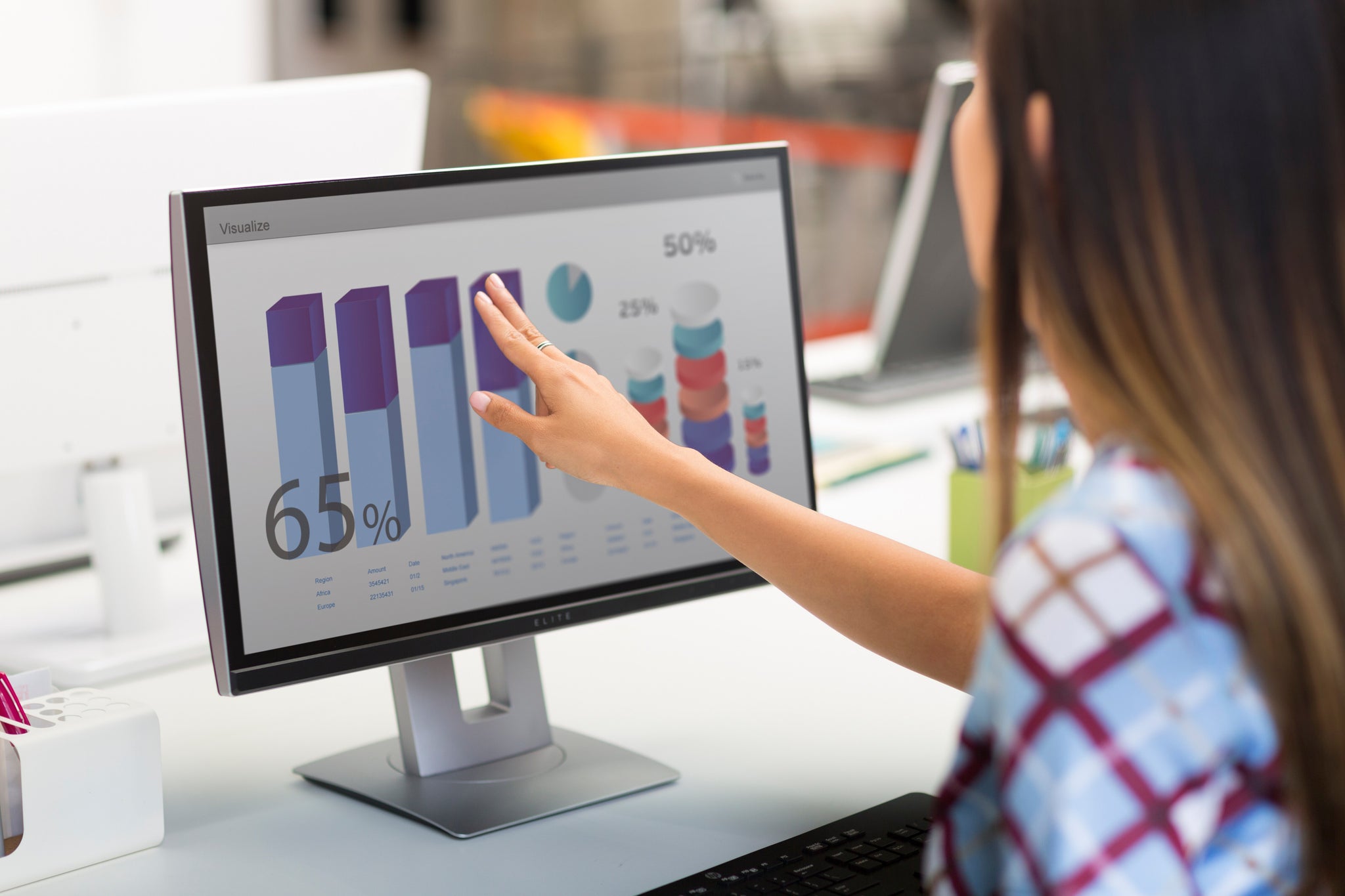 HP EliteDisplay E230T 23