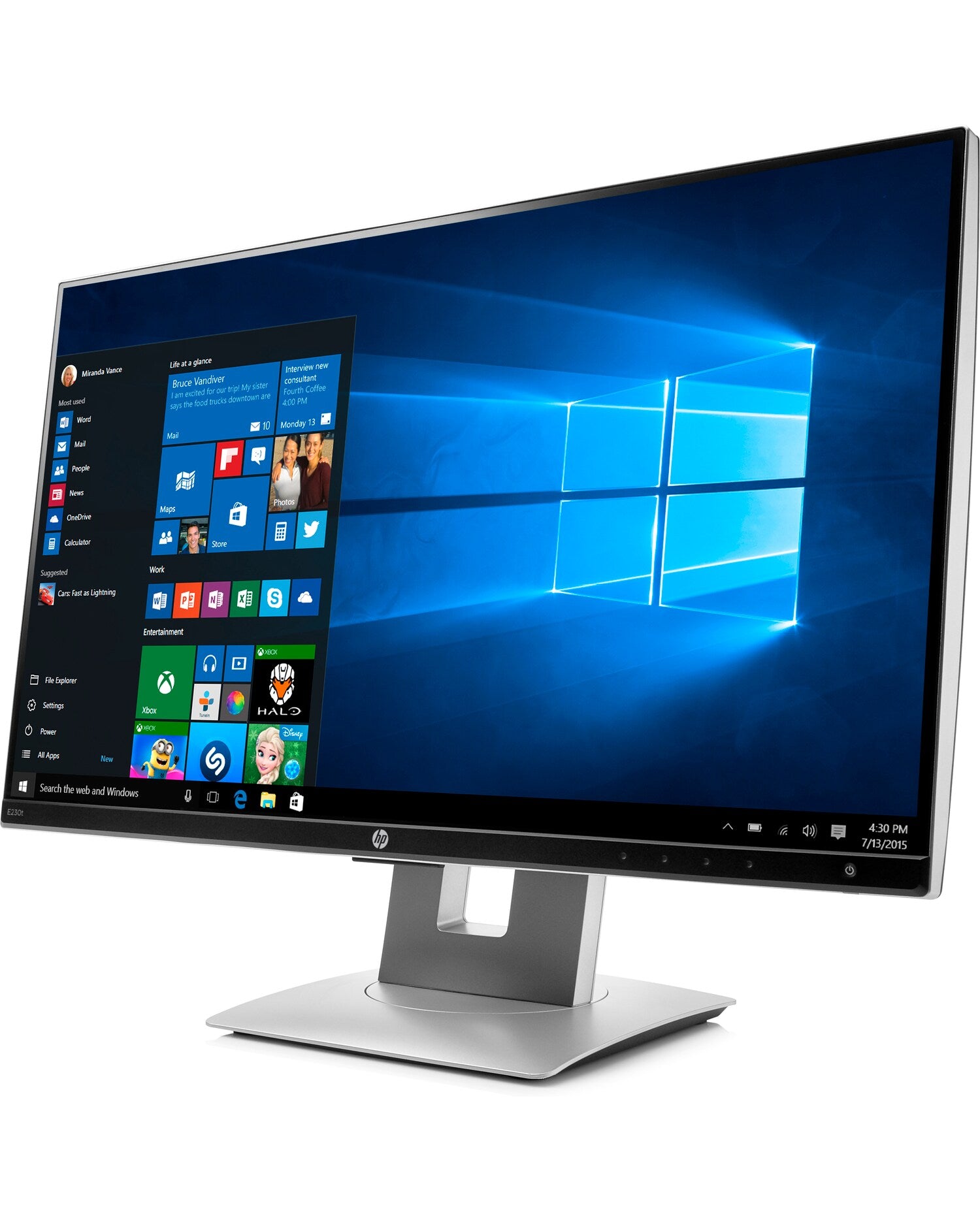 HP EliteDisplay E230T 23