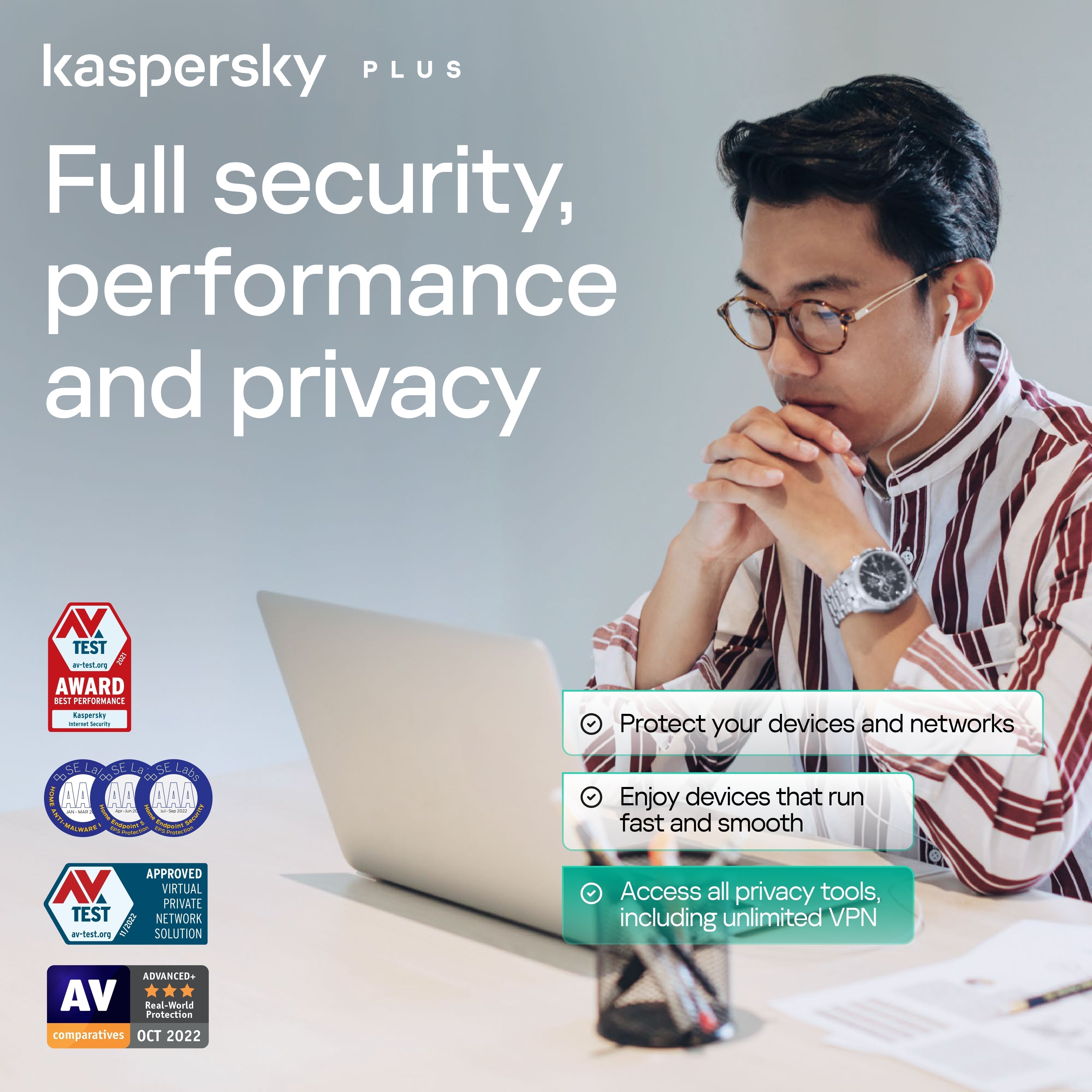 Kaspersky Plus Internet Security 2024 - (ESD) Electronic Licence
