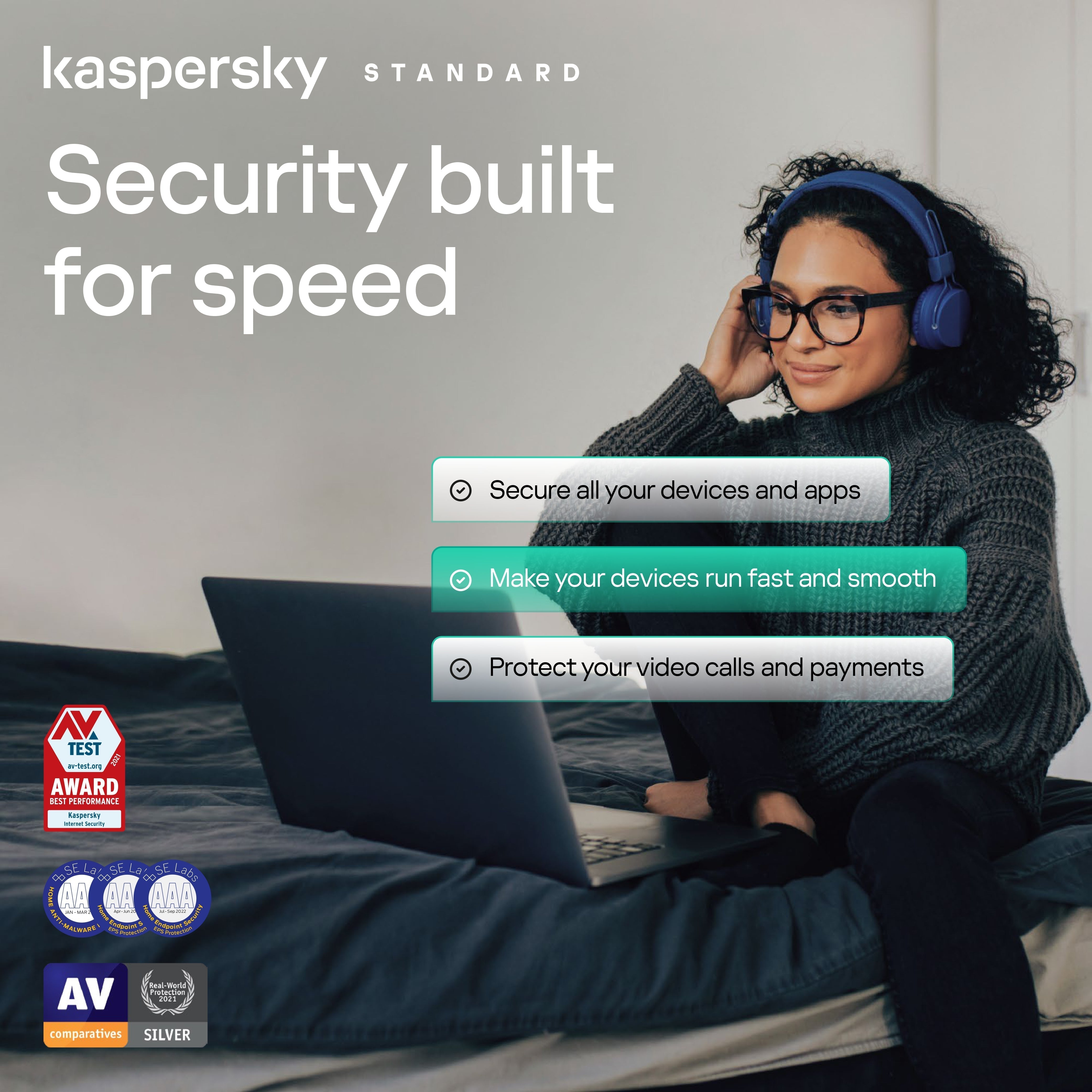 Kaspersky Standard Antivirus 2024 - (ESD) Electronic Licence