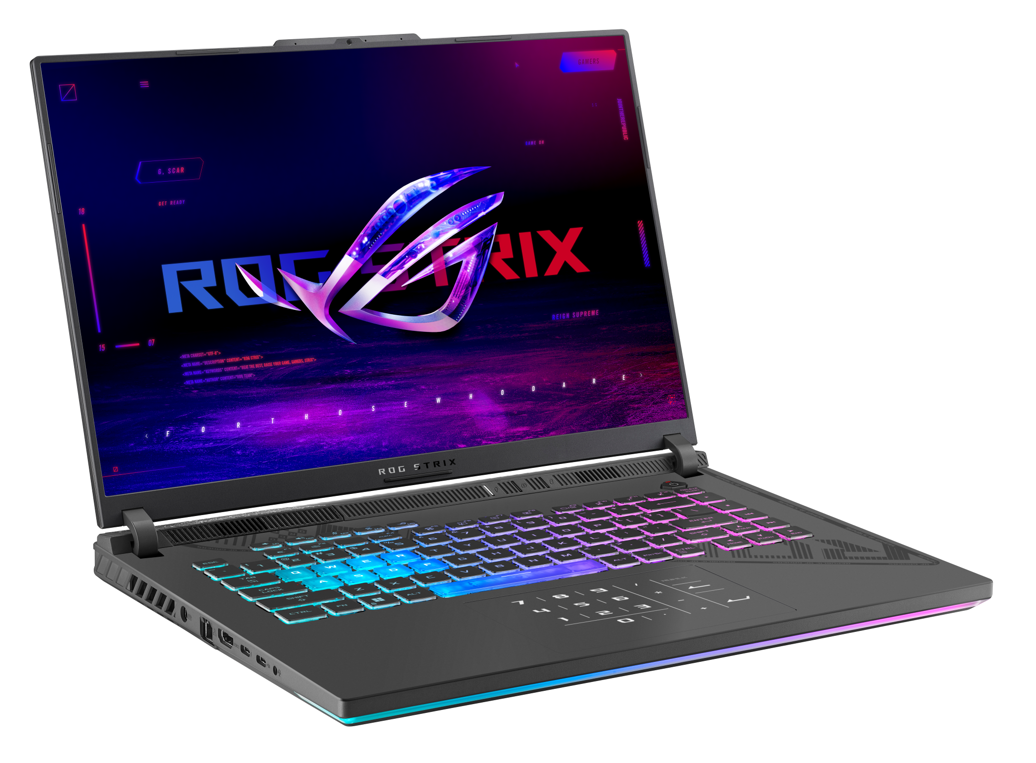 ASUS ROG Strix G16 G614JV-N4156W Gaming Laptop, Intel i7-13650HX, 16GB, 512 GB SSD