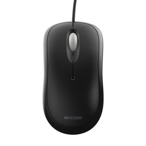 Incase Wired USB-A Basic Optical Mouse - Black - Designed by Microsoft™