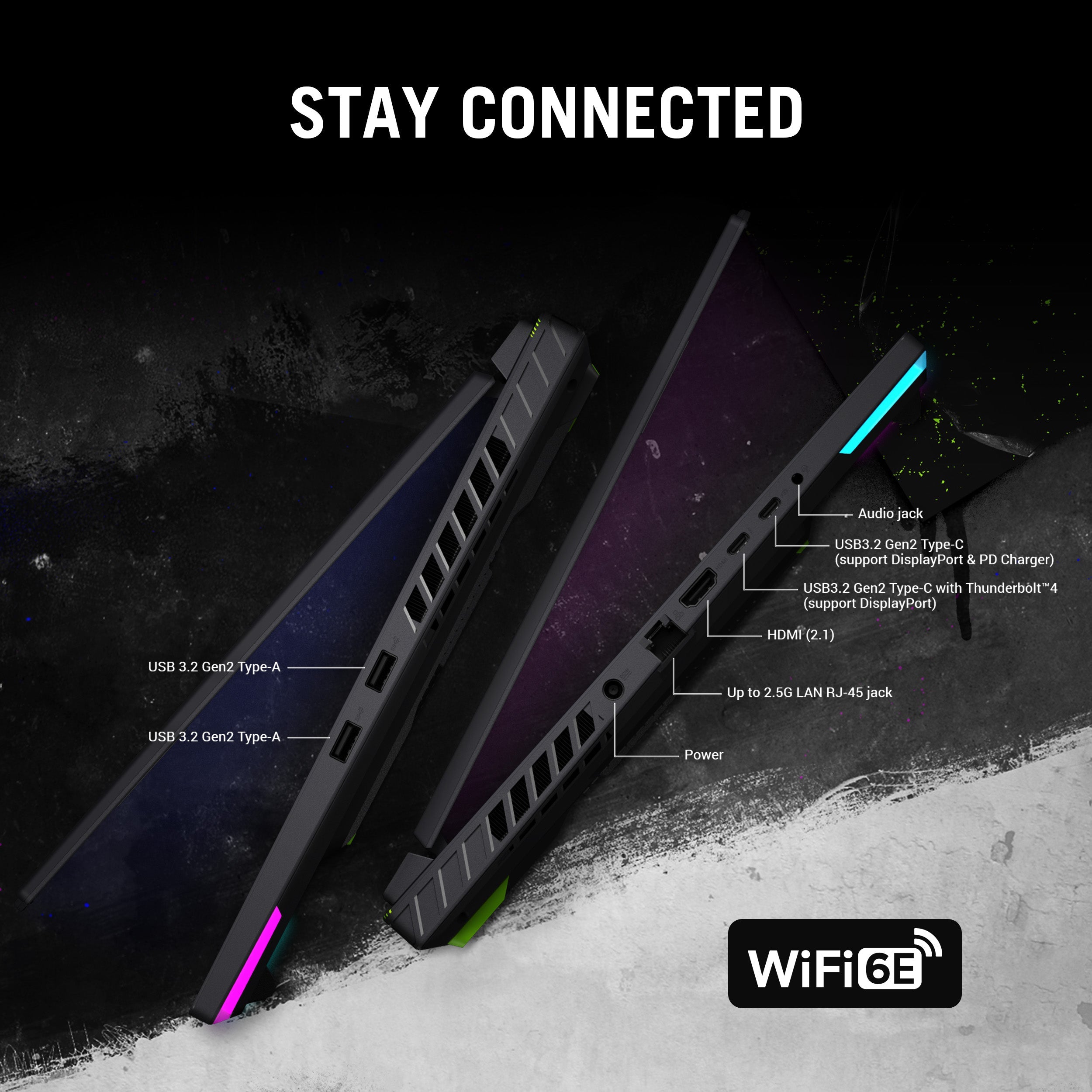 ASUS ROG Strix G16 G614JV-N4156W Gaming Laptop, Intel i7-13650HX, 16GB, 512 GB SSD