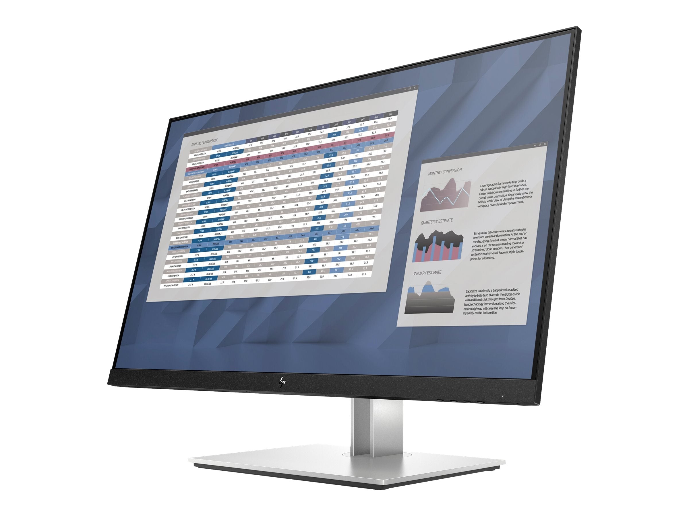 HP E27 G4  27-Inch FHD LED-backlit LCD Monitor (9VG71AA)