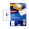 AV Laser Label L7165 8Up Pk100
