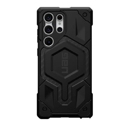 UAG Monarch Pro Magnetic Samsung Galaxy S23 Ultra 5G (6.8') Rugged Case - Carbon Fiber (214140114242), 25ft. Drop Protection (7.6M), 10 Years Warranty