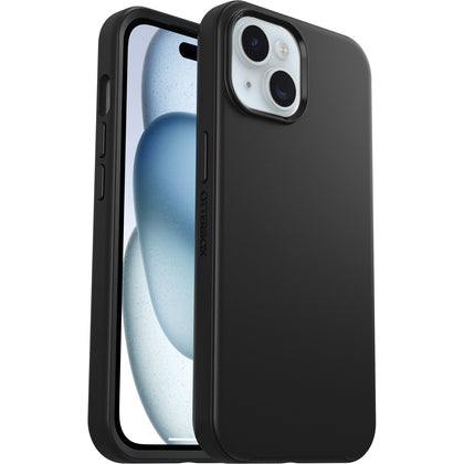 OtterBox Symmetry Apple iPhone 15 / iPhone 14 / iPhone 13 (6.1') Case Black - (77-92636), Antimicrobial,DROP+ 3X Military Standard,7 Years Warranty