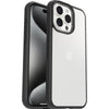 OtterBox React Apple iPhone 15 Pro Max (6.7') Case Black Crystal (Clear/Black) - (77-92783), Antimicrobial,DROP+ Military Standard, 7 Years Warranty