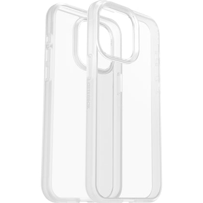 OtterBox React Apple iPhone 15 Pro Max (6.7') Case Clear - (77-92786), Antimicrobial,DROP+ Military Standard,Hard Case,Soft Grip,7 Years Warranty