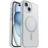 OtterBox Symmetry+ MagSafe Apple iPhone 15 / iPhone 14 / iPhone 13 (6.1') Case Clear - (77-93109), DROP+ 3X Military Standard,7 Years Warranty