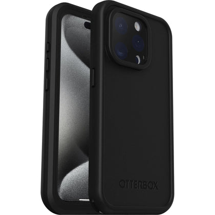 OtterBox Fre MagSafe Apple iPhone 15 Pro (6.1') Case Black - (77-93405), DROP+ 5X Military Standard,2M WaterProof,7 Years Warranty