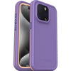 OtterBox Fre MagSafe Apple iPhone 15 Pro (6.1') Case Rule of Plum (Purple) - (77-93407), DROP+ 5X Military Standard,2M WaterProof,7 Years Warranty