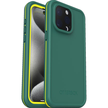 OtterBox Fre MagSafe Apple iPhone 15 Pro Max (6.7') Case Pine (Green) - (77-93430), DROP+ 5X Military Standard, 2M WaterProof,7 Years Warranty