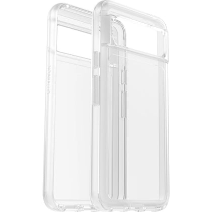 OtterBox Symmetry Clear Google Pixel 8 (6.2') Case Clear - (77-94207), DROP+ 3X Military Standard, Ultra-Sleek, Reinforced Corners, 7 Years Warranty