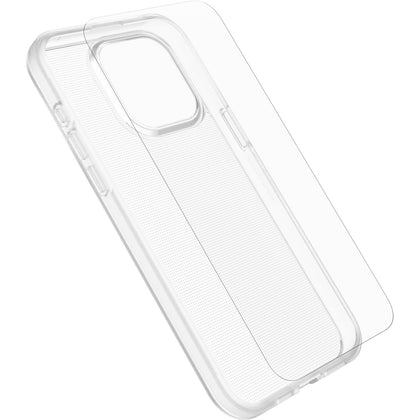 OtterBox React Case with Screen Protector Apple iPhone 15 Plus (6.7') Clear -(78-81236),DROP+ Military Standard Case ,2X Anti-Scratch,2 Years Warranty