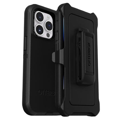 EOL OtterBox Defender Apple iPhone 14 Pro Case Black - (77-88379), DROP+ 4X Military Standard, Multi-Layer, Included Holster, Rugged, 7 Years Warranty