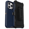 OtterBox Defender Apple iPhone 14 Pro Case Blue Suede Shoes - (77-88384), DROP+ 4X Military Standard, Included Holster, Rugged, 7 Years Warranty