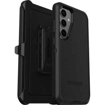 OtterBox Defender Samsung Galaxy S24+ 5G (6.7') Case Black - (77-94487),DROP+ 5X Military Standard, Wireless Charging Compatible, 7 Years Warranty