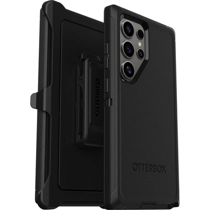 OtterBox Defender Samsung Galaxy S24 Ultra 5G (6.8') Case Black - (77-94494),DROP+ 5X Military Standard,Wireless Charging Compatible, 7 Years Warranty