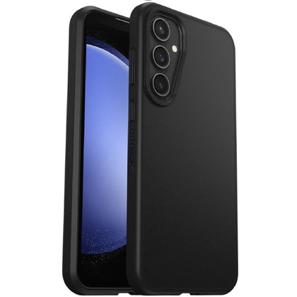 OtterBox React Samsung Galaxy S23 FE (6.4') Case Black - (77-94253),Antimicrobial,DROP+ Military Standard,Raised Edges,Hard Case, 7 Years Warranty