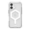 UAG Plyo MagSafe Apple iPhone 16 (6.1') Rugged Case - Ice/White (114482114341), 16ft. Drop Protection (4.8M), Armored Shell, 10 Years Warranty