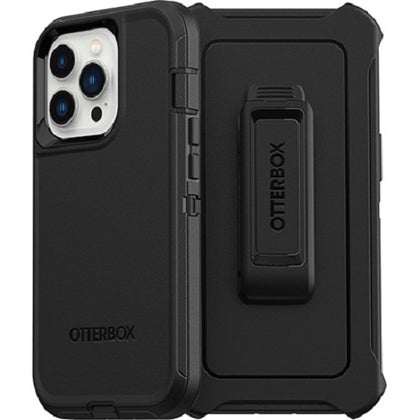 OtterBox Defender Apple iPhone 13 Pro Case Black - (77-83422), DROP+ 4X Military Standard, Multi-Layer, Included Holster, Rugged,7 Years Warranty