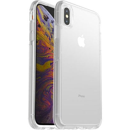 (LS) OtterBox Symmetry Clear Apple iPhone Xs Max Case Clear - (77-60085), Antimicrobial