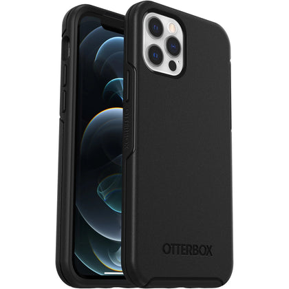 OtterBox Symmetry Apple iPhone 12 / iPhone 12 Pro Case Black - (77-65414),