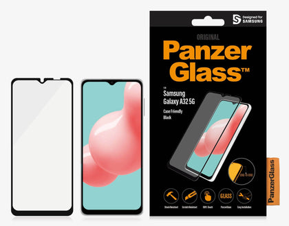 PanzerGlass Samsung Galaxy A32 5G (6.5') Screen Protector - Black (7252)