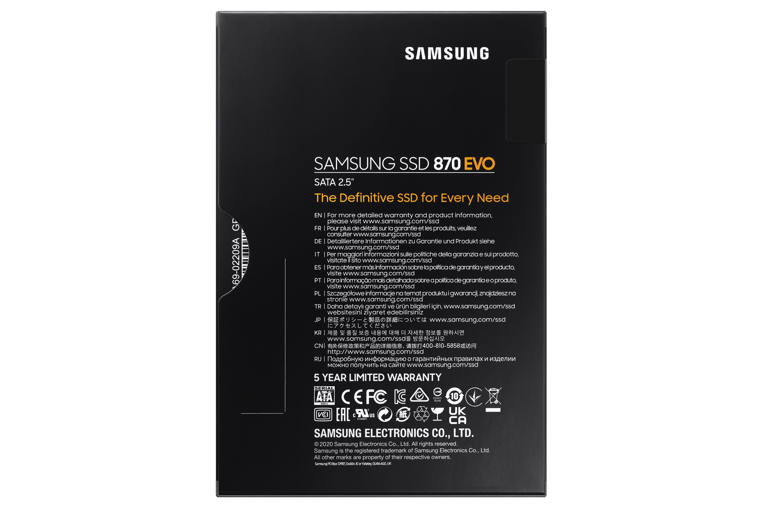 SAMSUNG 870 EVO SATA III 2.5 inch SSD 1TB