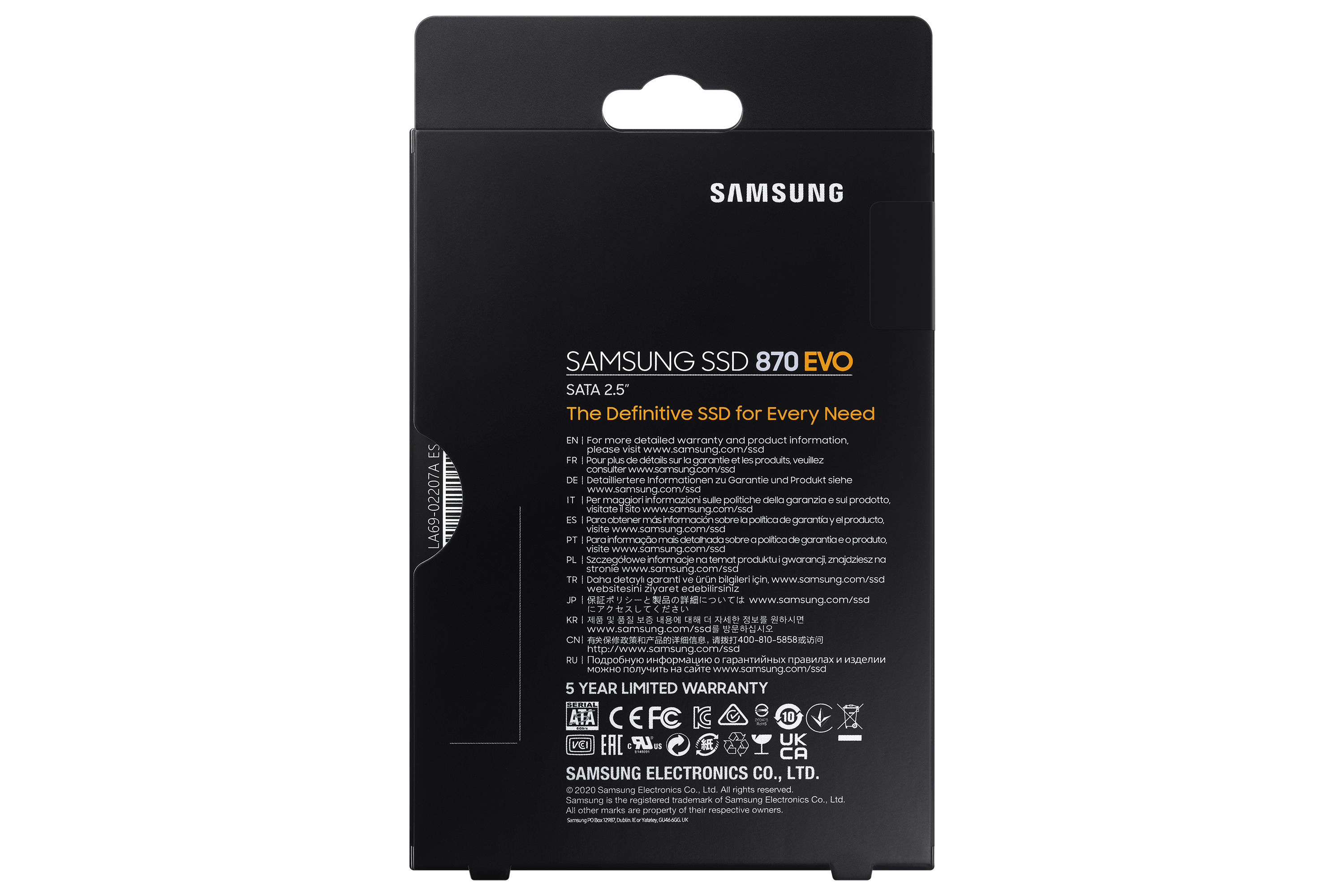 SAMSUNG 870 EVO SATA III 2.5 inch SSD 1TB