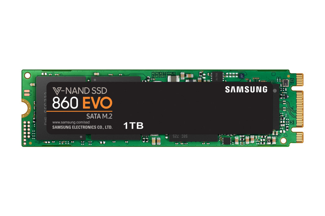 Samsung 860 EVO 1TB, M.2 Internal SATA SSD MZ-N6E1T0BW