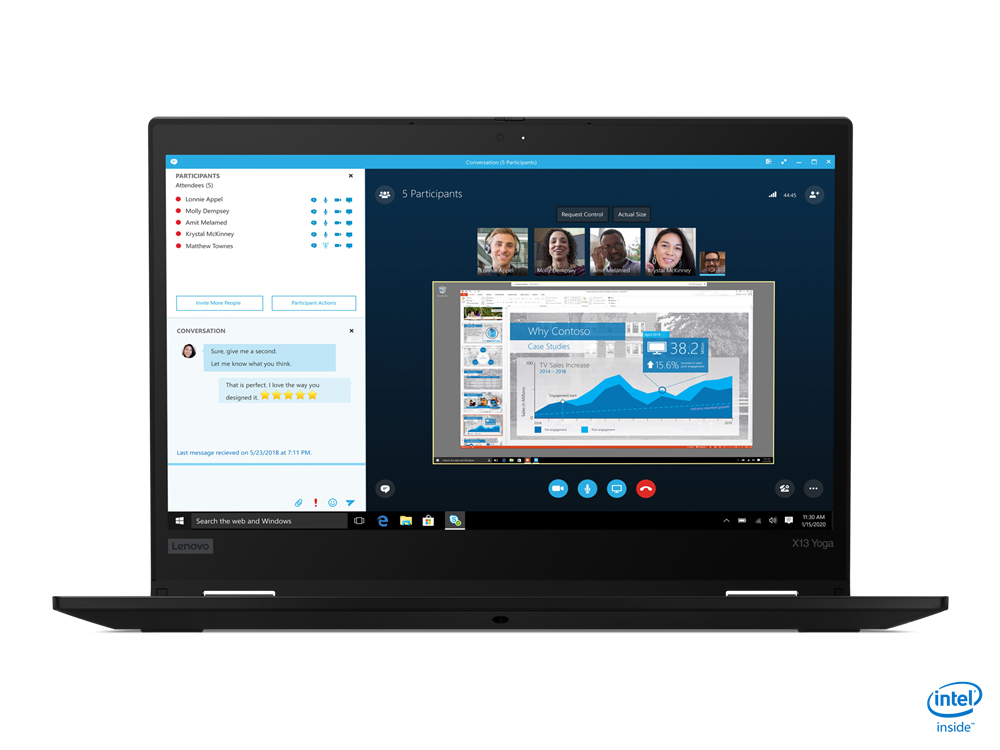 LENOVO X13 YOGA I5-10210U, 13.3 FHD TOUCH, 256GB SSD, 8GB, NO WWAN, W10P64, 3YOS+1YR PREM