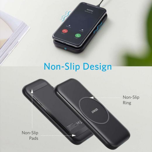 ANKER Qi-Certified PowerWave Base Pad - Black