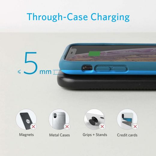 ANKER Qi-Certified PowerWave Base Pad - Black