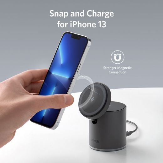 ANKER MagGo 623 Magnetic Wireless Charger - Black