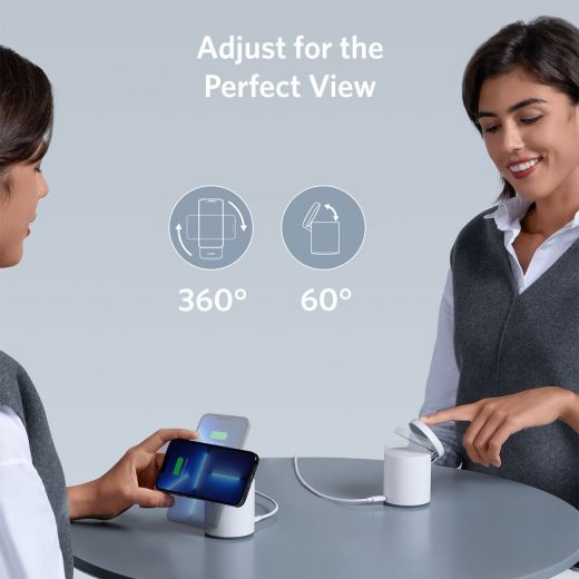 ANKER MagGo 623 Magnetic Wireless Charger - White
