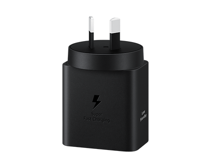 Samsung AC Power Adaptor 45W (Black) | Fast Charging with Cable