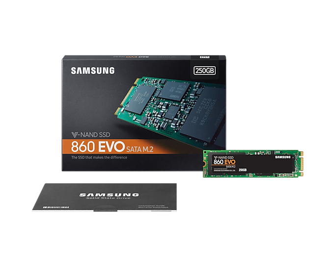 SAMSUNG 860 EVO 250GB M.2 Internal SATA SSD