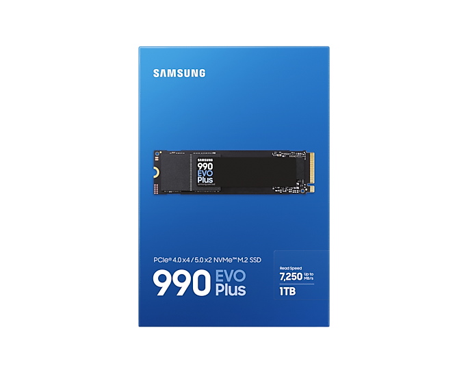 SAMSUNG 990 EVO Plus PCIe 4.0 NVMe M.2 SSD 1TB