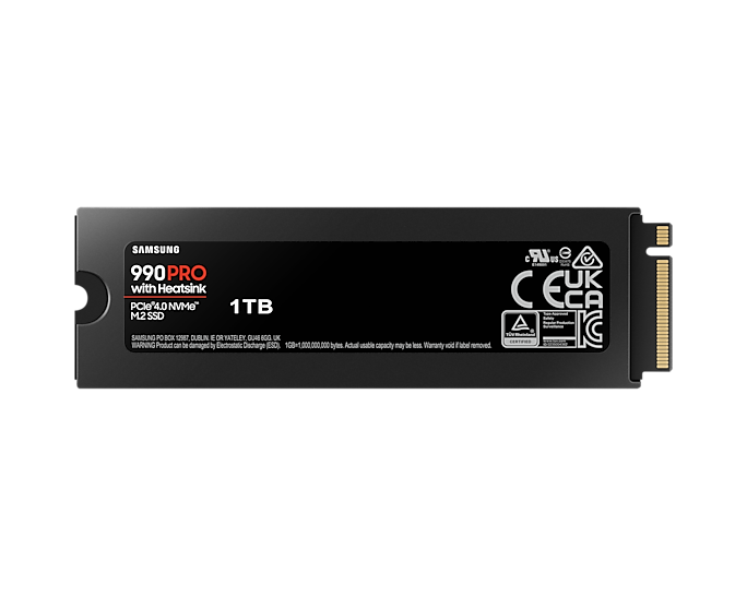 SAMSUNG 990 PRO with Heatsink PCIe 4.0 M.2 1TB