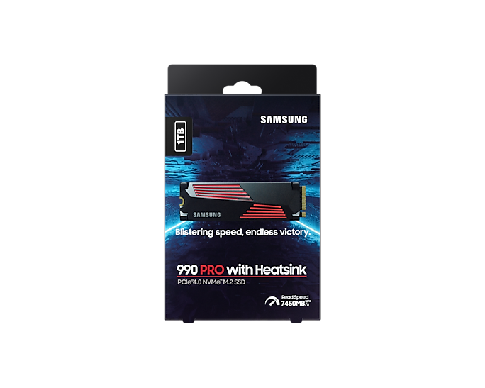 SAMSUNG 990 PRO with Heatsink PCIe 4.0 M.2 1TB