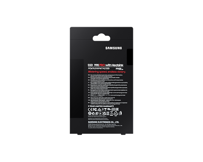 SAMSUNG 990 PRO with Heatsink PCIe 4.0 M.2 1TB