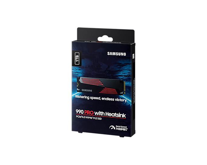 SAMSUNG 990 PRO with Heatsink PCIe 4.0 M.2 1TB
