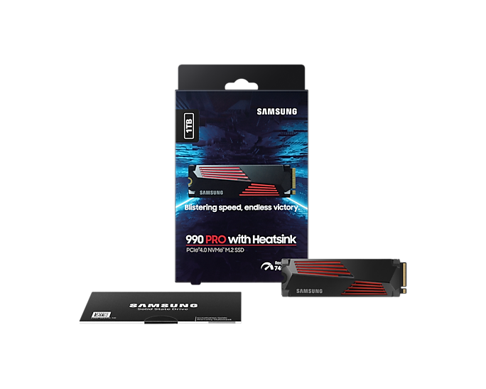 SAMSUNG 990 PRO with Heatsink PCIe 4.0 M.2 1TB